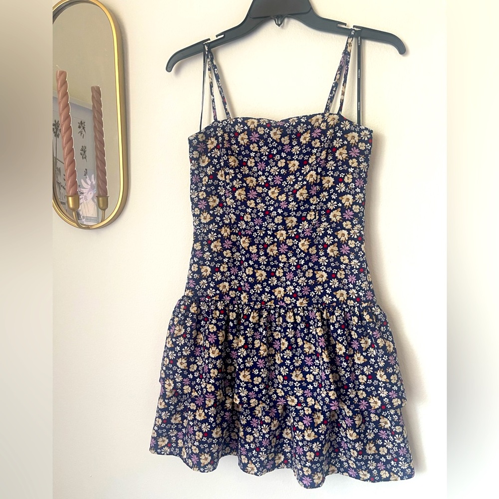 FOREVER 21 Drop Waist Floral Dress